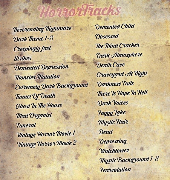 horrortracks-liste